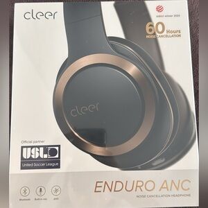 Cleer Enduro ANC Headphones noise cancellation United Soccer League NEW SEALED